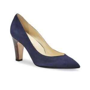 Sarah Flint Jay Pump 85 Navy Suede Size 39 / 8/5 - fits closer to size 8